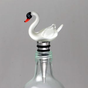 Glas vinprop Svane